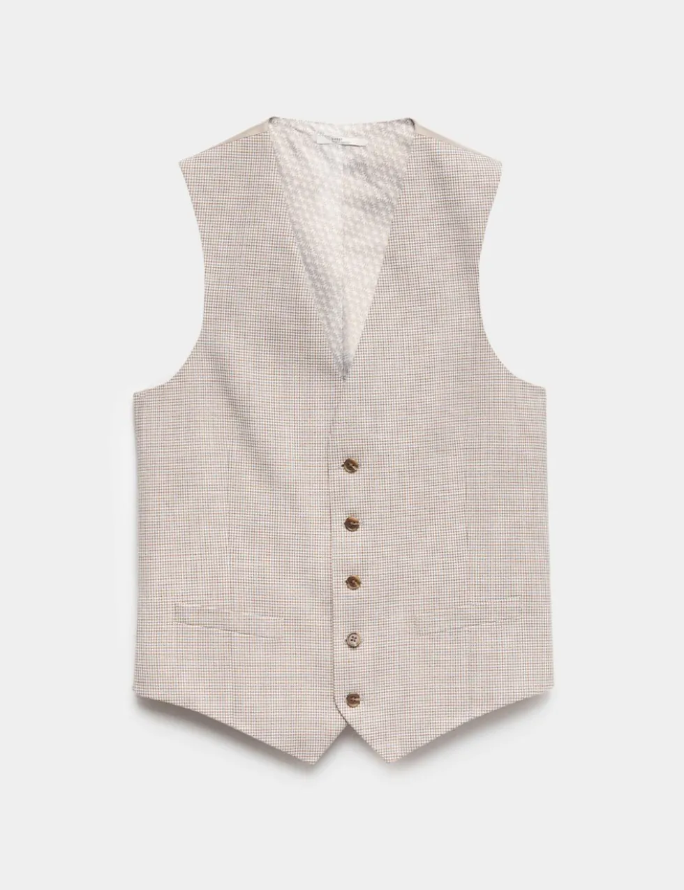 Taliored Fit Check Waistcoat