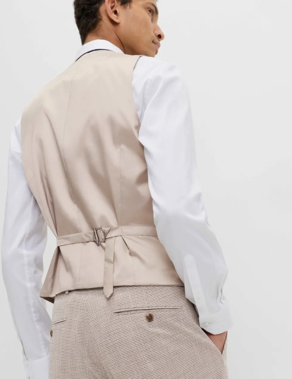 Taliored Fit Check Waistcoat