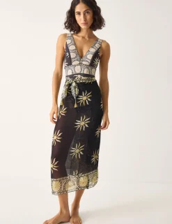 Tanya Sun Print Plunge Swimsuit
