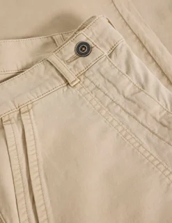 Tapered Ankle Grazer Chinos with Linen