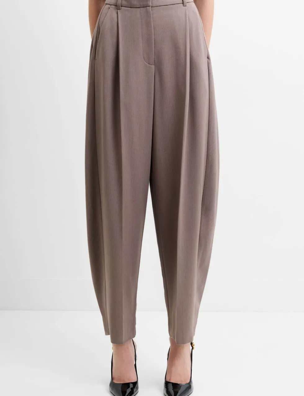 Tapered Ankle Grazer Trousers