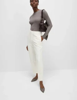 Tapered Ankle Grazer Trousers