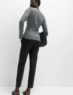 Tapered Ankle Grazer Trousers