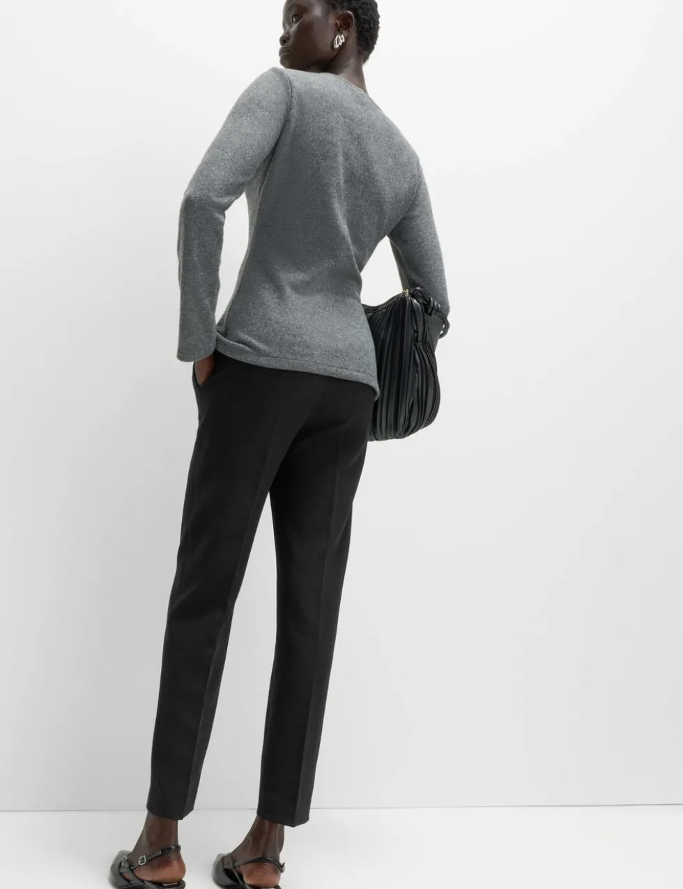 Tapered Ankle Grazer Trousers