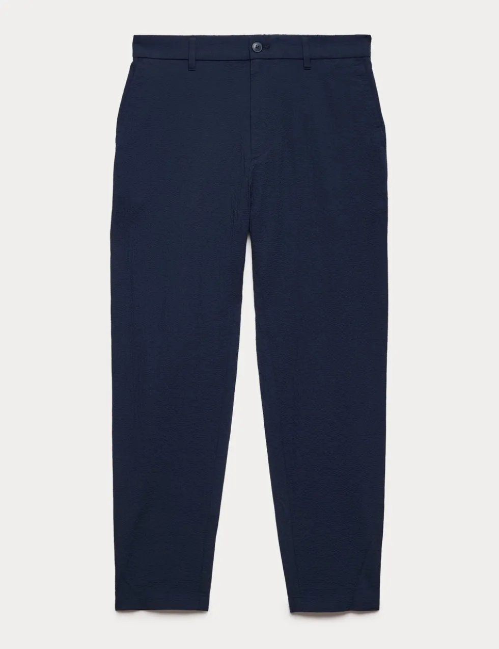 Tapered Fit Cotton Rich Seersucker Trousers