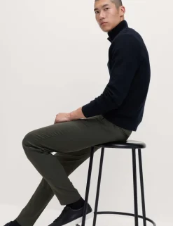 Tapered Fit Elasticated Trousers