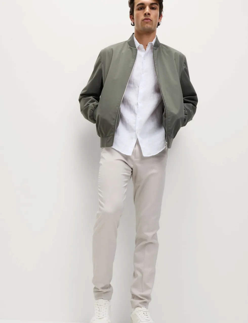 Tapered Fit Elasticated Trousers