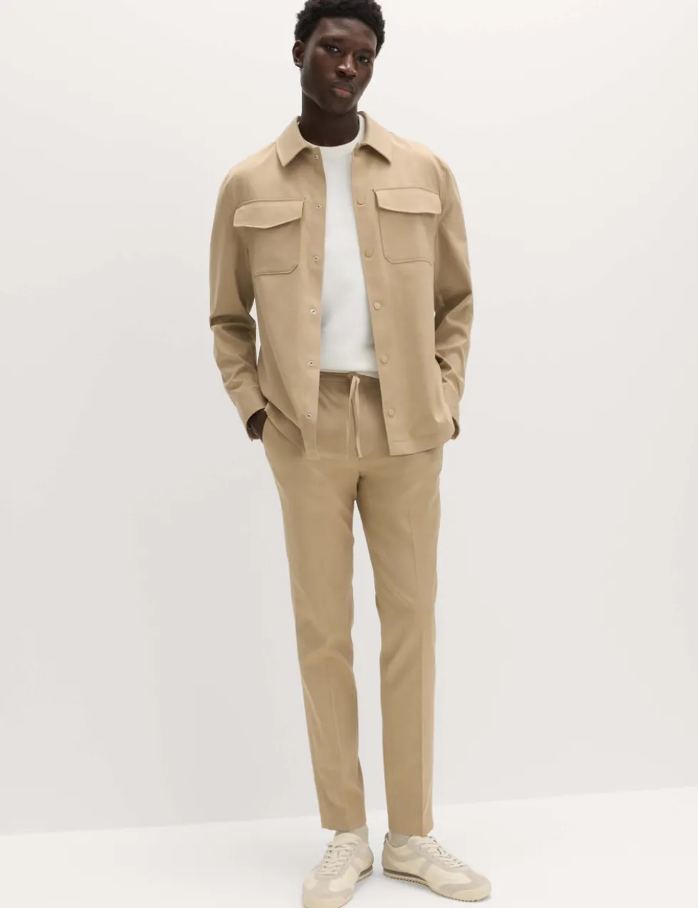 Tapered Fit Elasticated Trousers