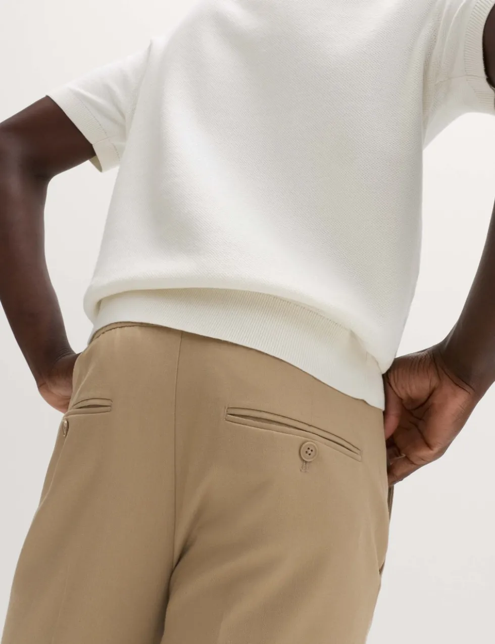Tapered Fit Elasticated Trousers
