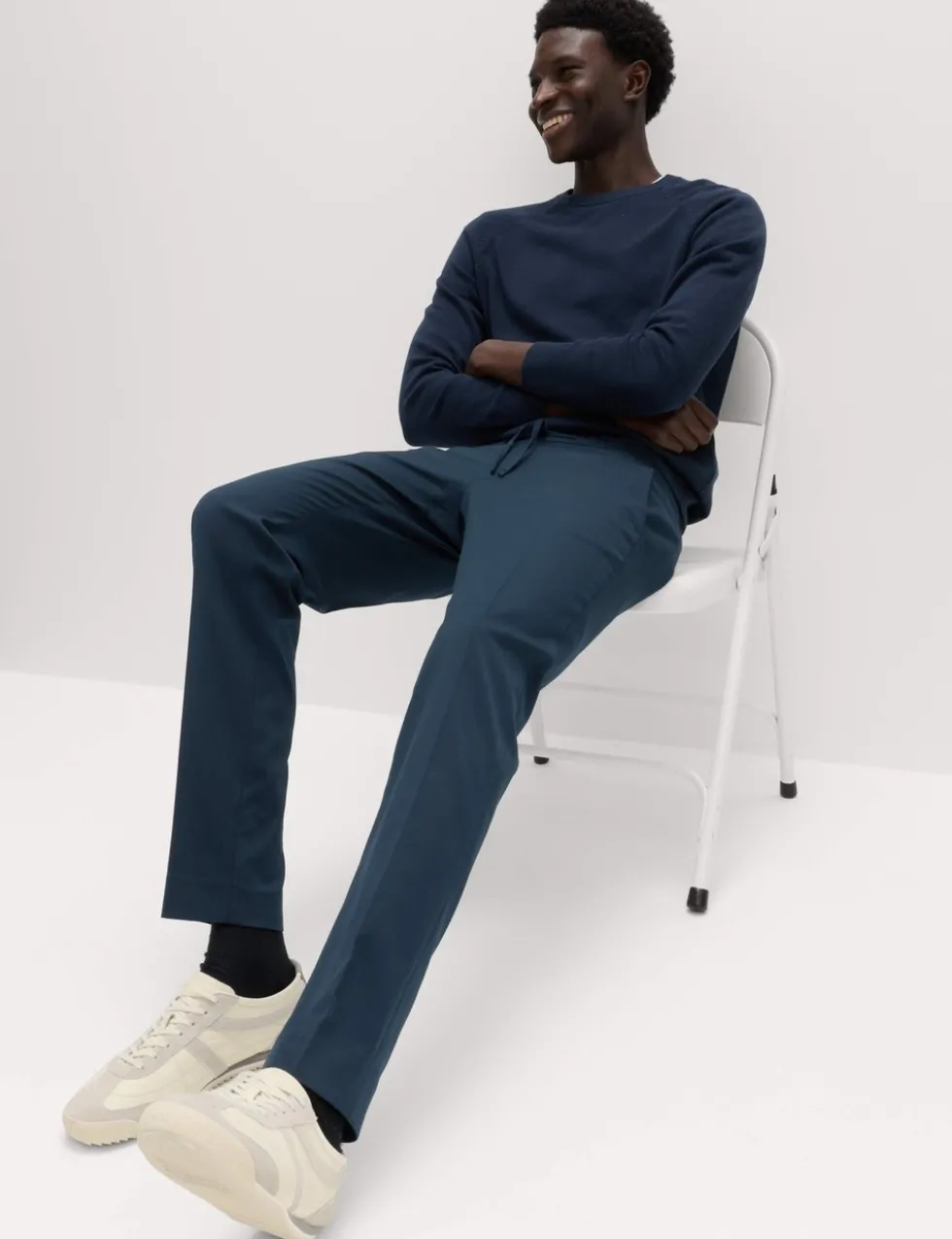 Tapered Fit Elasticated Trousers