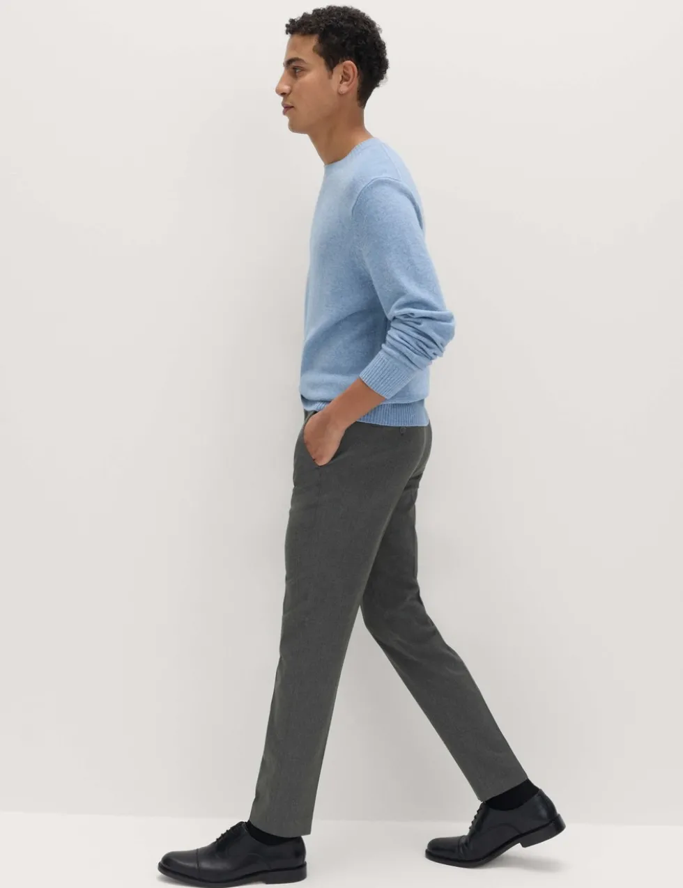 Tapered Fit Elasticated Trousers