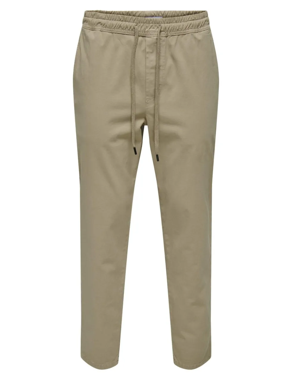 Tapered Fit Elasticated Waist Stretch Trousers