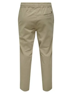 Tapered Fit Elasticated Waist Stretch Trousers
