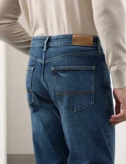 Tapered Fit Japanese Selvedge Stretch Jeans