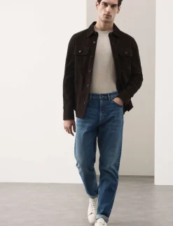 Tapered Fit Japanese Selvedge Stretch Jeans