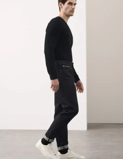 Tapered Fit Japanese Selvedge Stretch Jeans