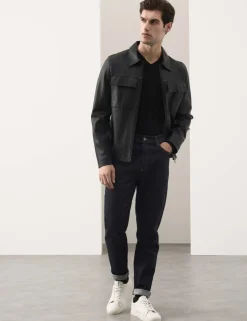Tapered Fit Japanese Selvedge Stretch Jeans