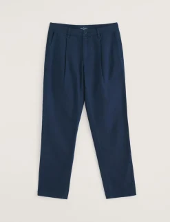 Tapered Fit Linen Rich Chinos