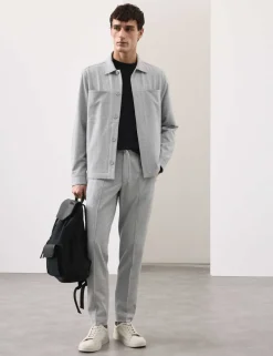 Tapered Fit Seersucker Joggers