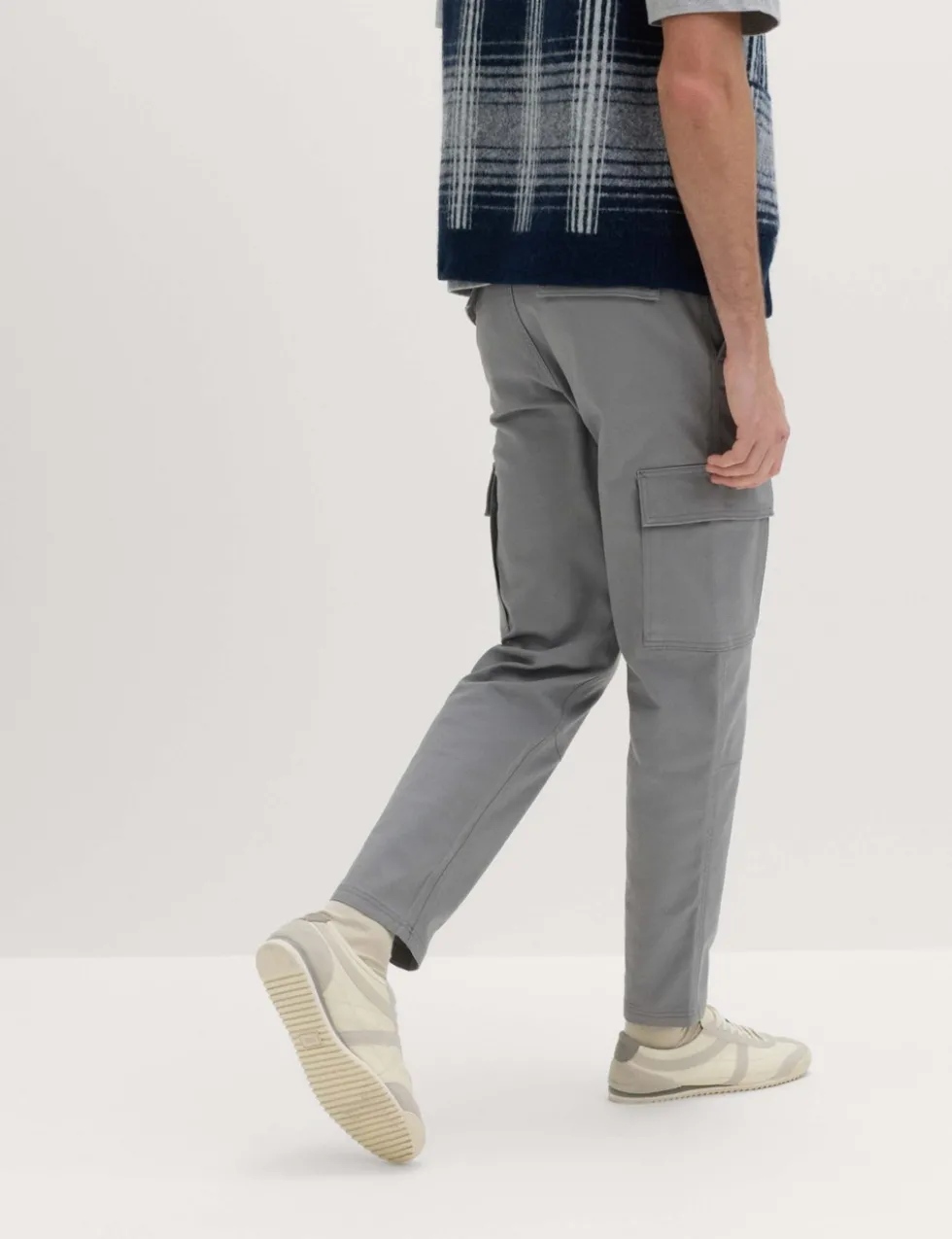 Tapered Fit Stretch Cargo Trousers