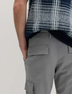 Tapered Fit Stretch Cargo Trousers