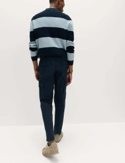 Tapered Fit Stretch Cargo Trousers