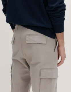 Tapered Fit Stretch Cargo Trousers