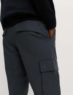 Tapered Fit Stretch Cargo Trousers