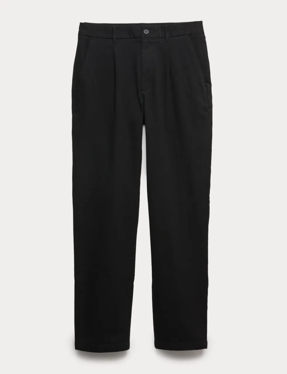 Tapered Fit Textured Dobby Pleat Front Chinos