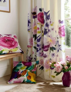 Taransay Cotton Rich Pencil Pleat Curtains