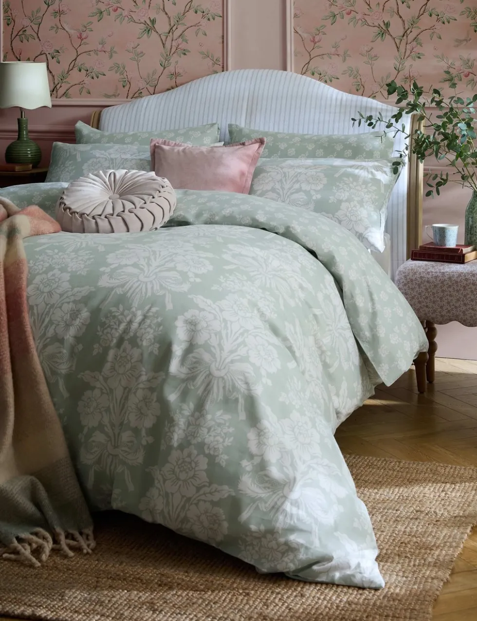 Tatton Pure Cotton Sateen Bedding Set