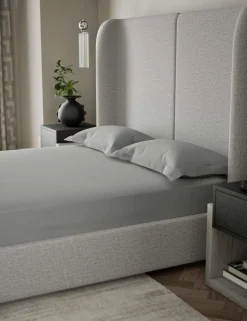 500TC Cotton Sateen Extra Deep Fitted Sheet