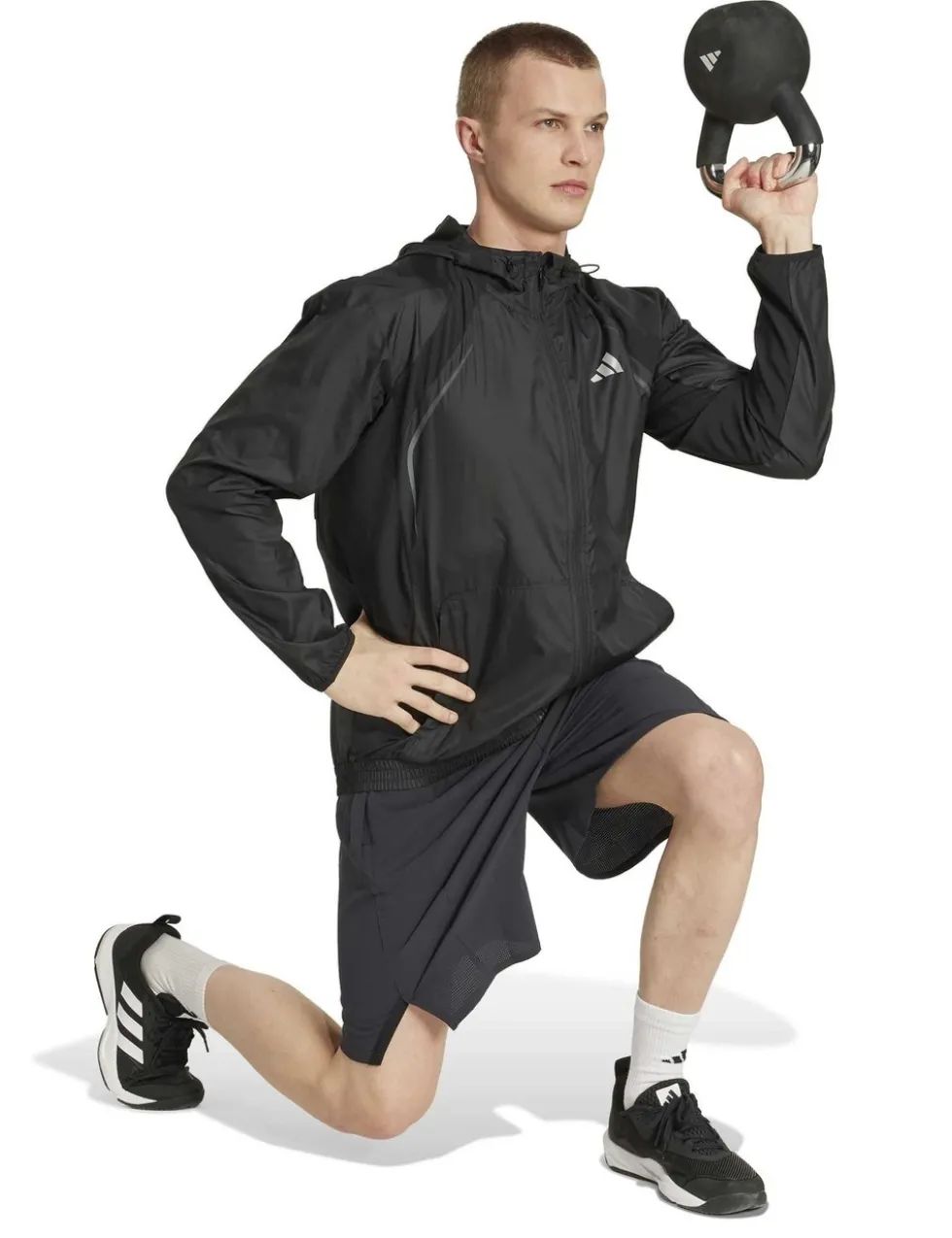 Tech Apparel Hooded Windbreaker Sports Jacket