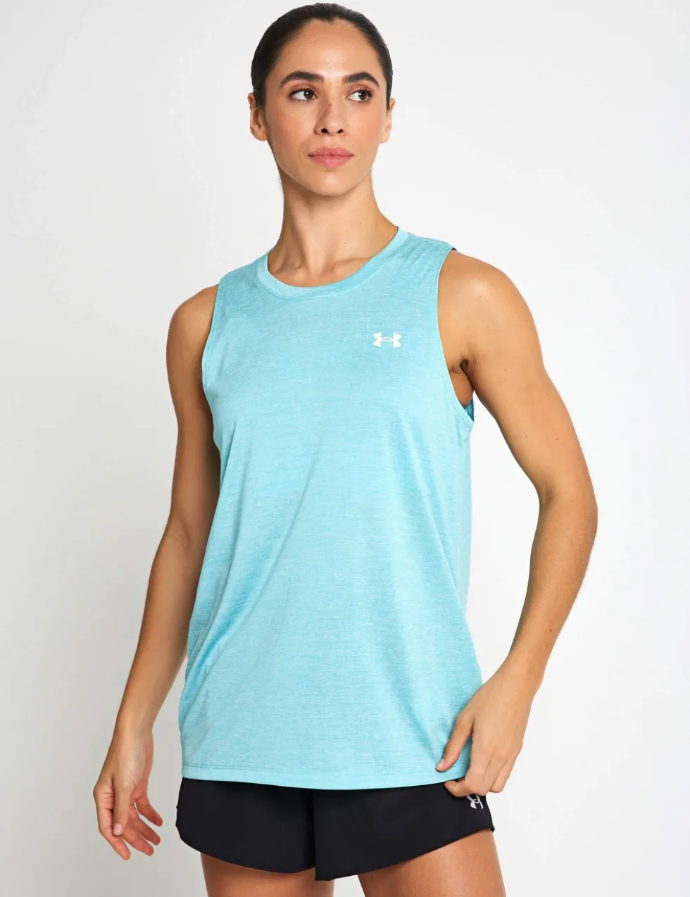 Tech Crew Neck Relaxed Sports Vest Top