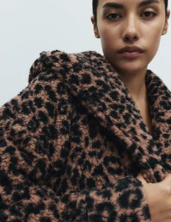 Teddy Borg Leopard Print Dressing Gown
