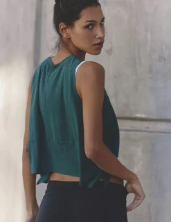 Tempo Crew Neck Relaxed Vest Top
