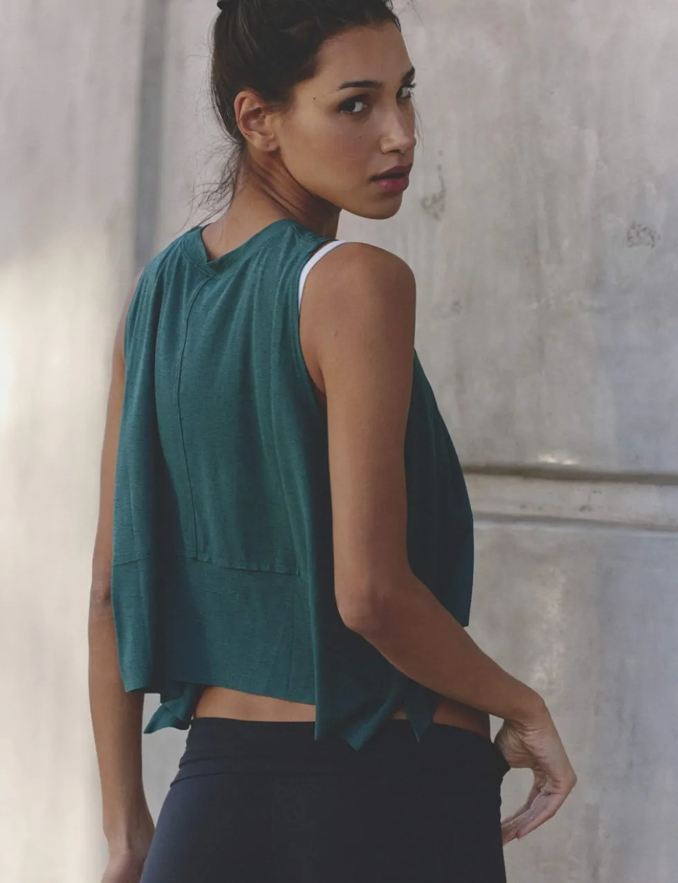 Tempo Crew Neck Relaxed Vest Top