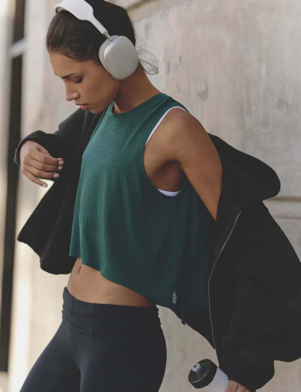 Tempo Crew Neck Relaxed Vest Top