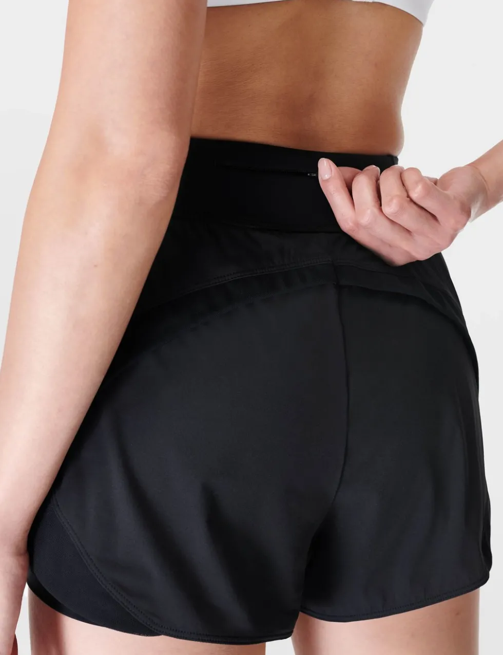 Tempo Run Layered Running Shorts