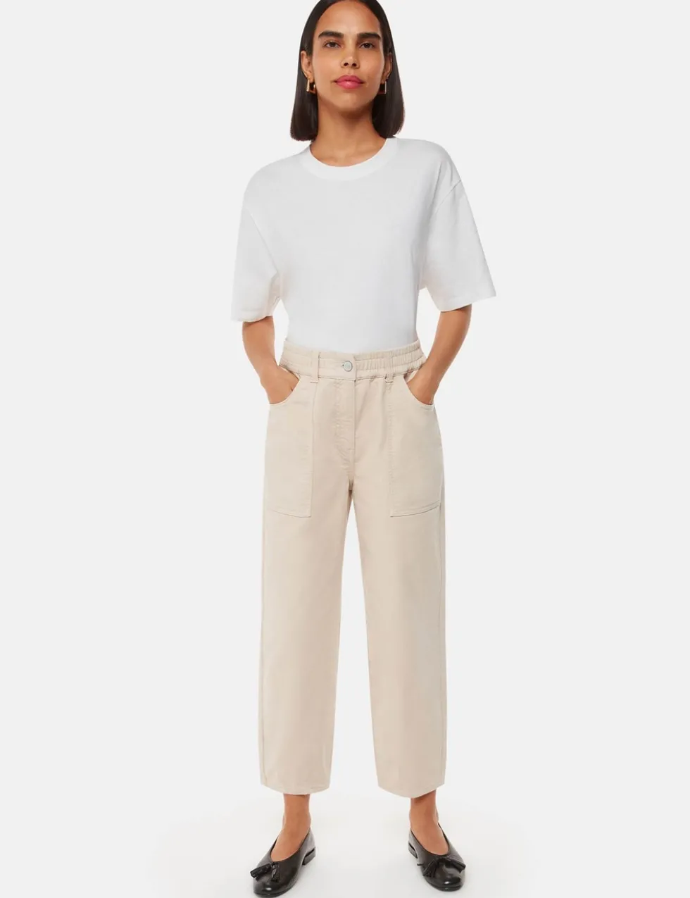 Tessa Cotton Rich Straight Leg Trousers