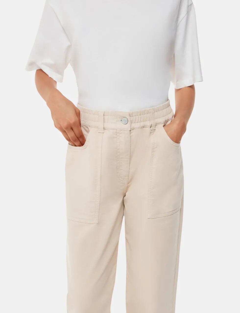 Tessa Cotton Rich Straight Leg Trousers