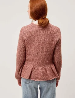 Textured Button Front Cardigan