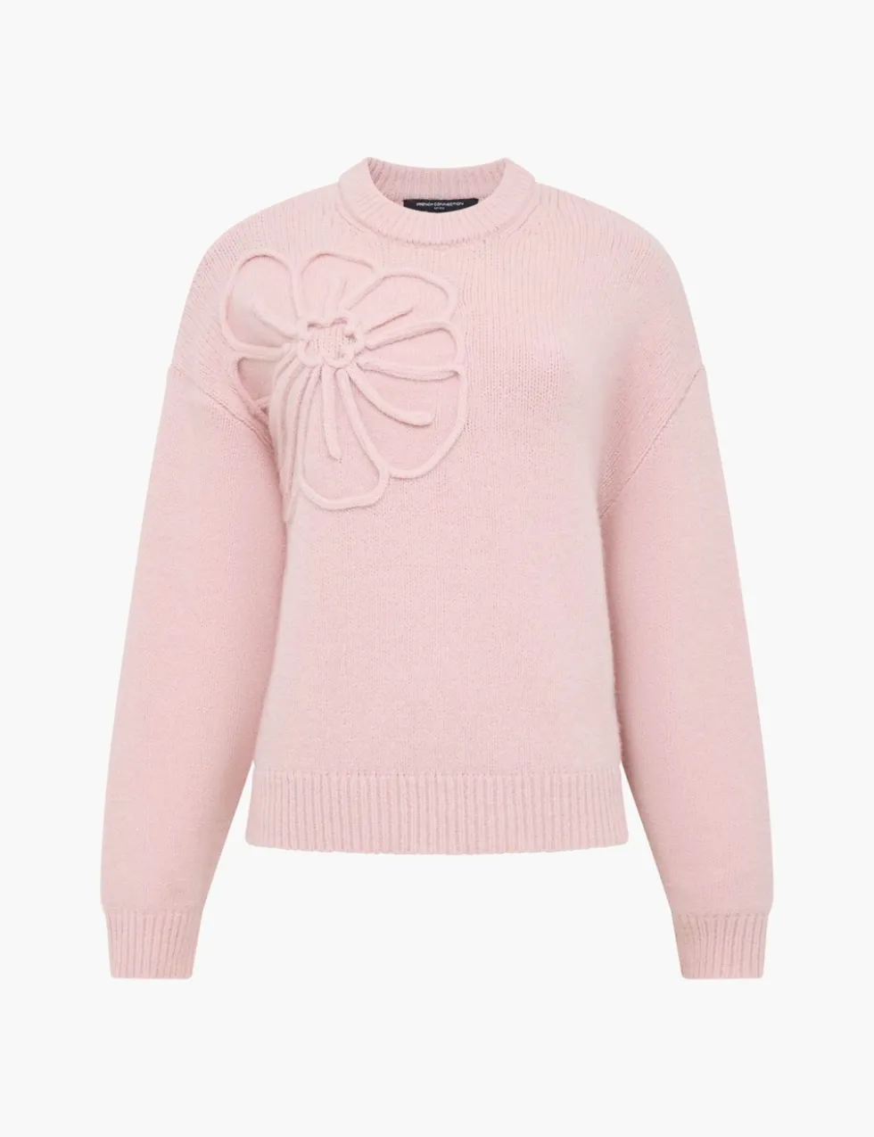 Textured Crew Neck Jumper