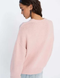 Textured Crew Neck Jumper