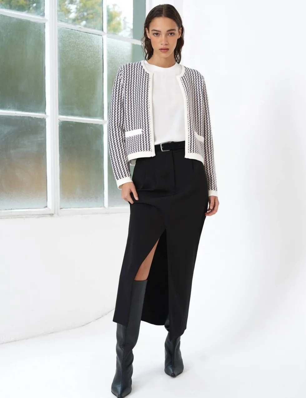 Textured Edge to Edge Cardigan