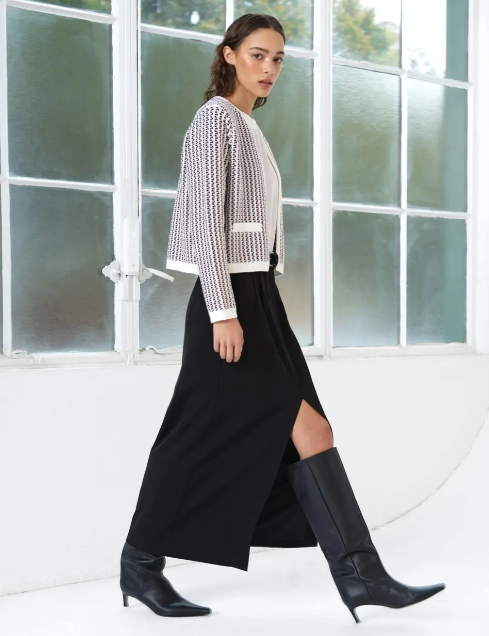 Textured Edge to Edge Cardigan