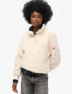 Textured Funnel Neck Jumper