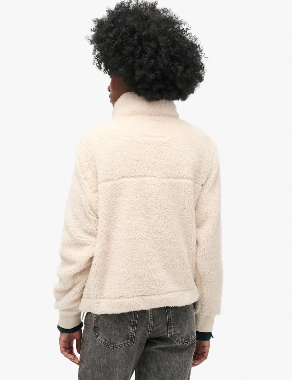 Textured Funnel Neck Jumper