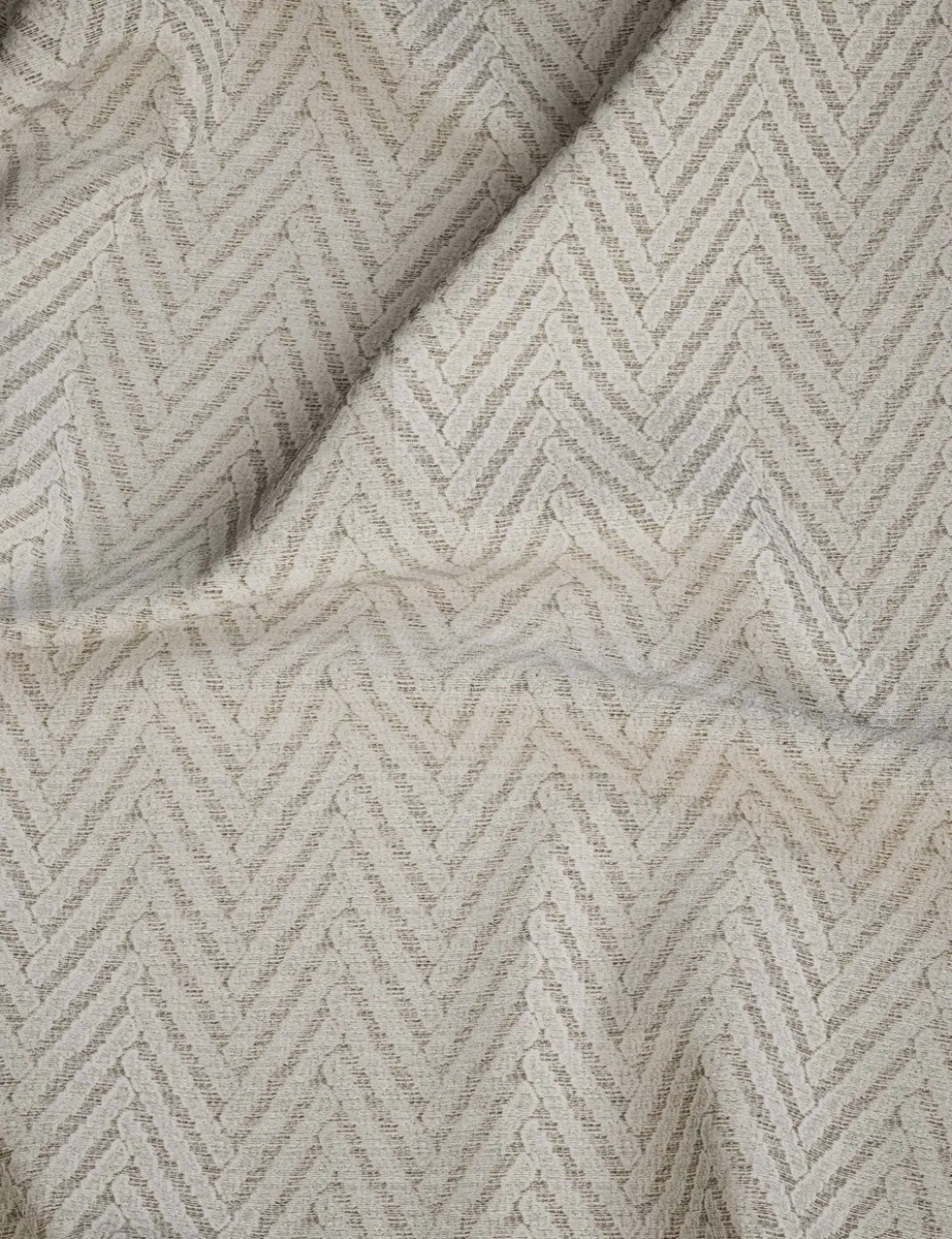 Textured Herringbone Eyelet Curtains