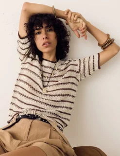 Textured Knitted Top